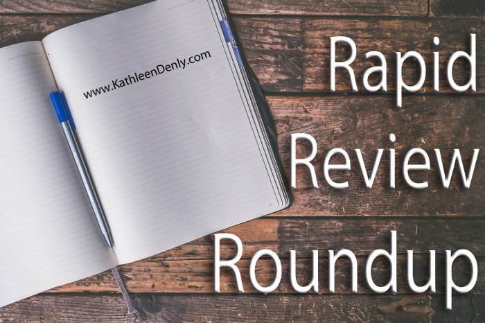 Rapid Review Roundup - Blog Header Image