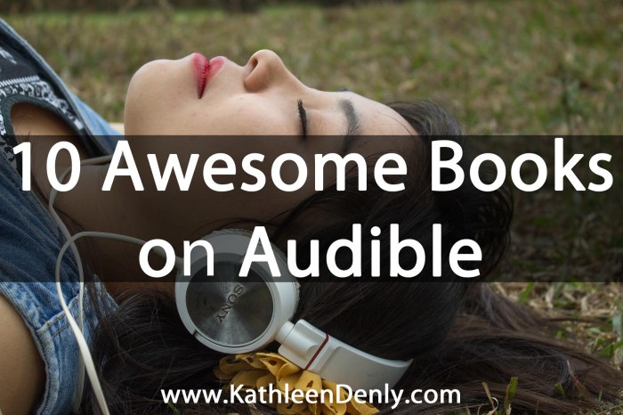 10 Awesome Books on Audible